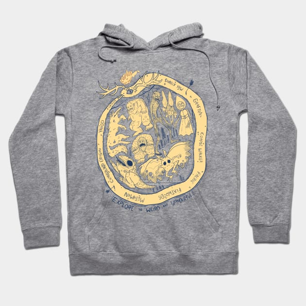 West Virginia Cryptids : Explore the Weird and Wonderful T-Shirt Hoodie by Ballyraven